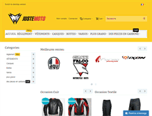 Tablet Screenshot of justemoto.com